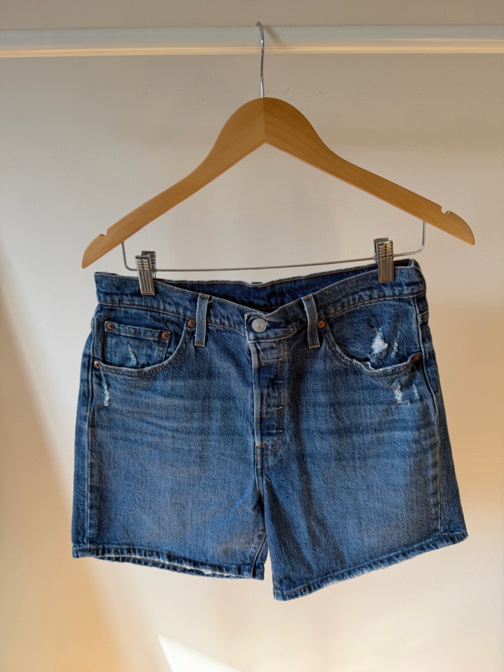 Levi’s 501 Blue Denim Women’s Shorts